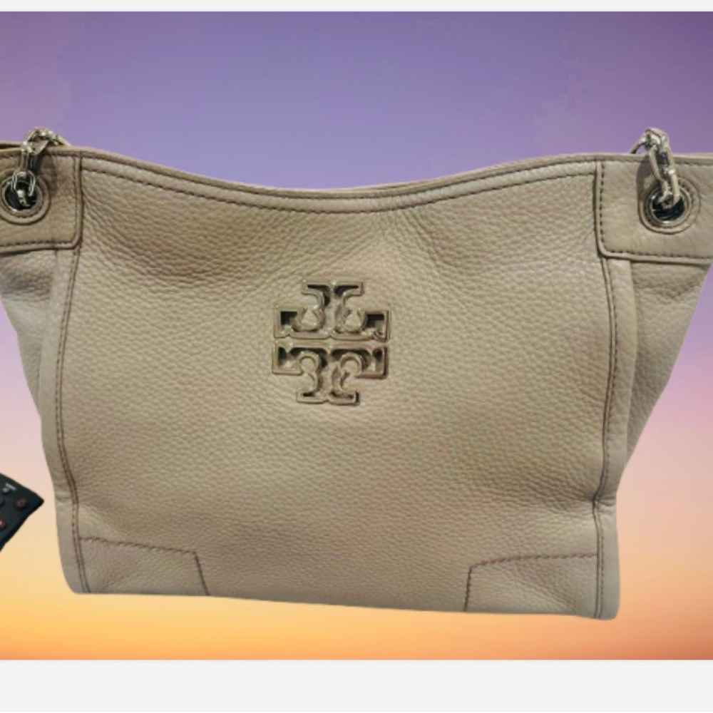TORY BURCH GREY Leather Shoulder bag